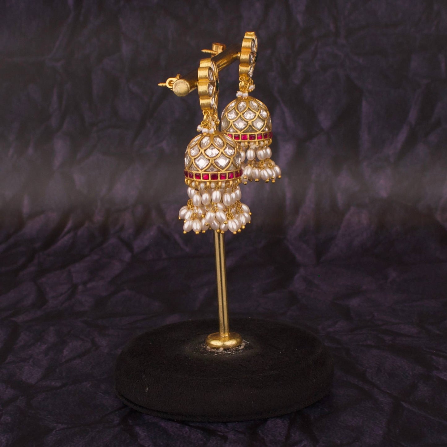 Royal Bridal Jadau Kundan Earrings – Exclusive Heritage Style
