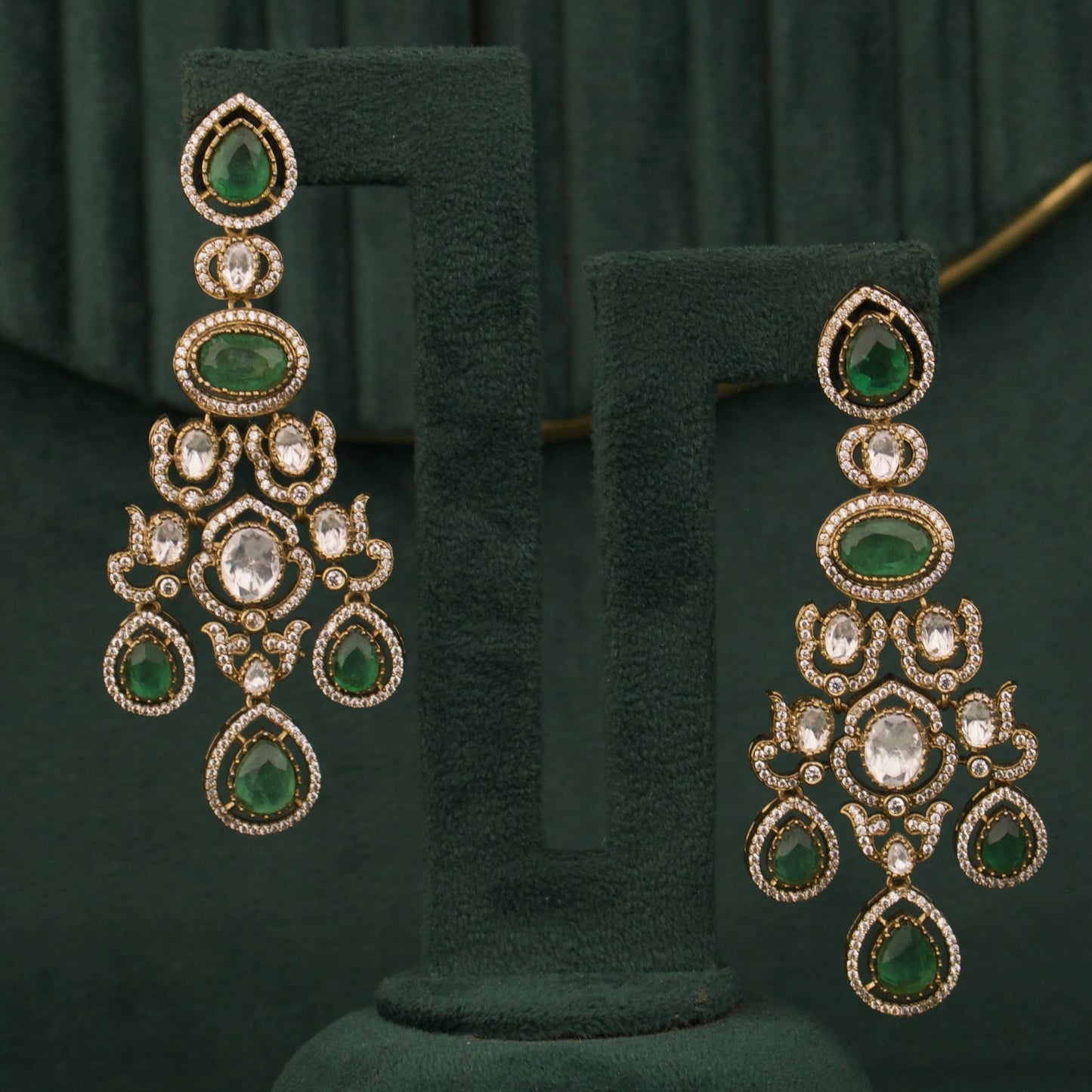 Luxury Royal Victorian Bridal Choker And Earring Set