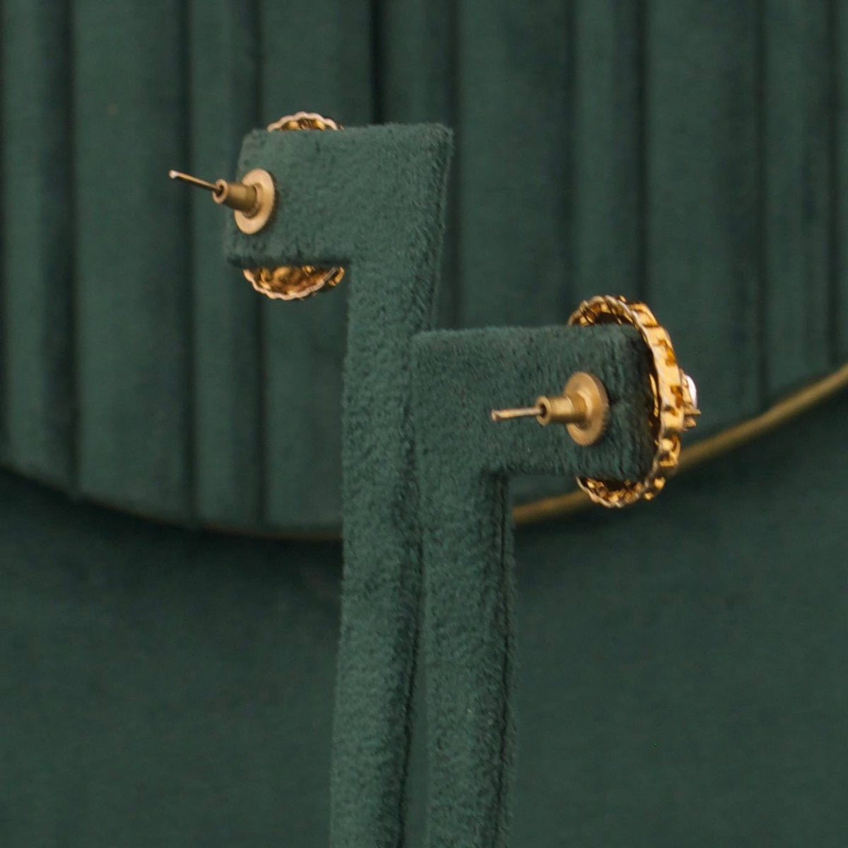 Floral Design Victorian Stud Earrings