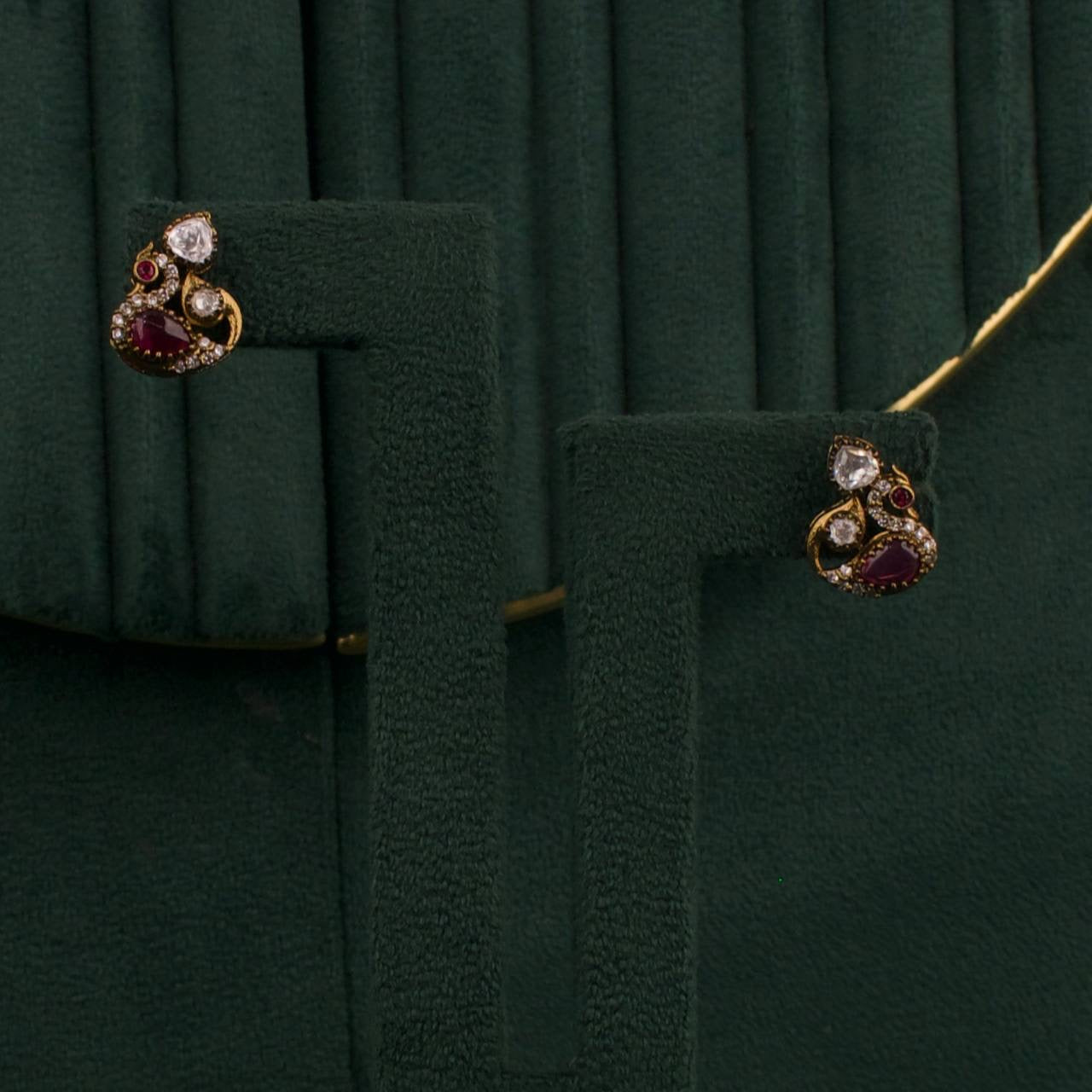 Victorian Nantad Chain Peacock Design Necklacee