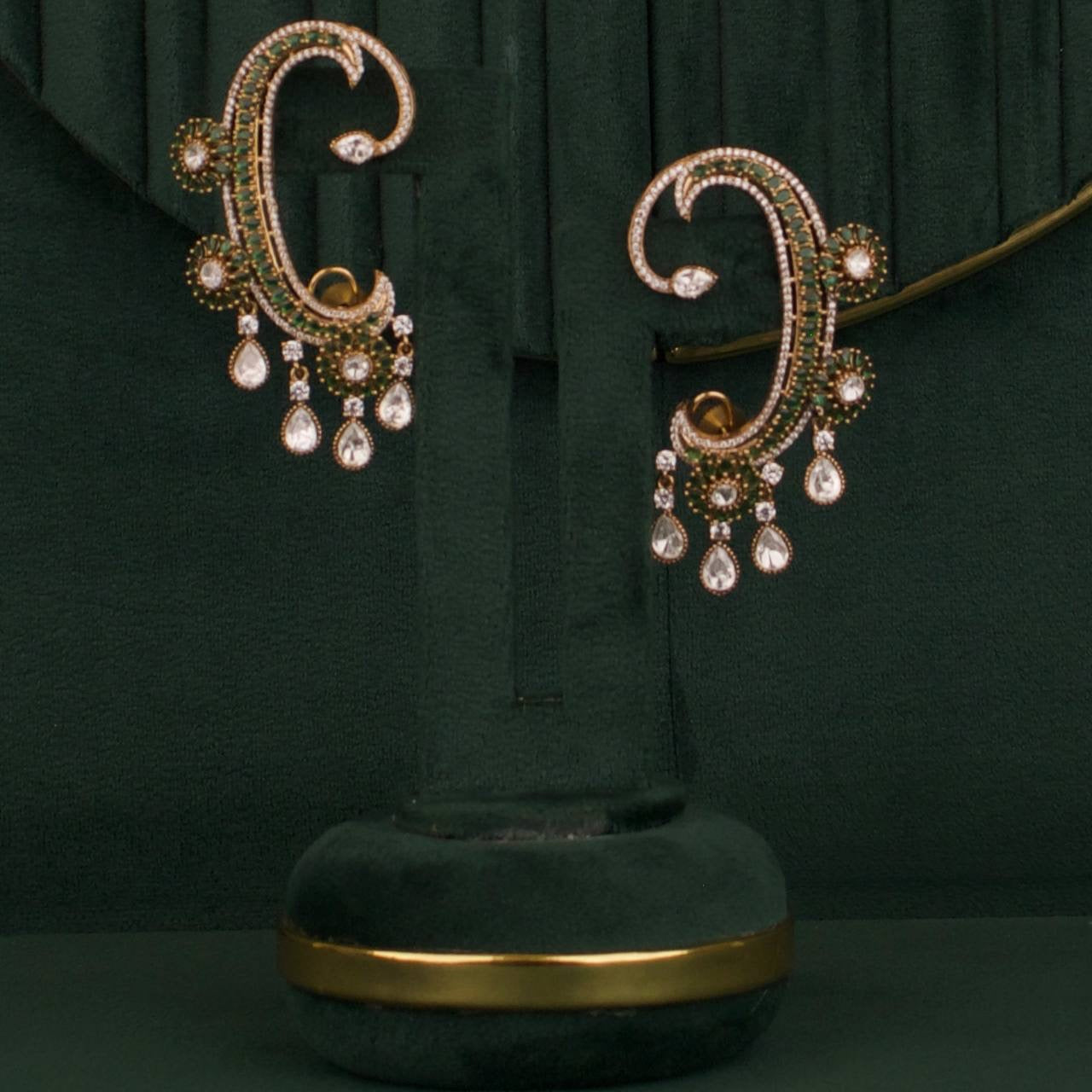 Trending Victorian Polki Full jaan / Earcuff Earrings