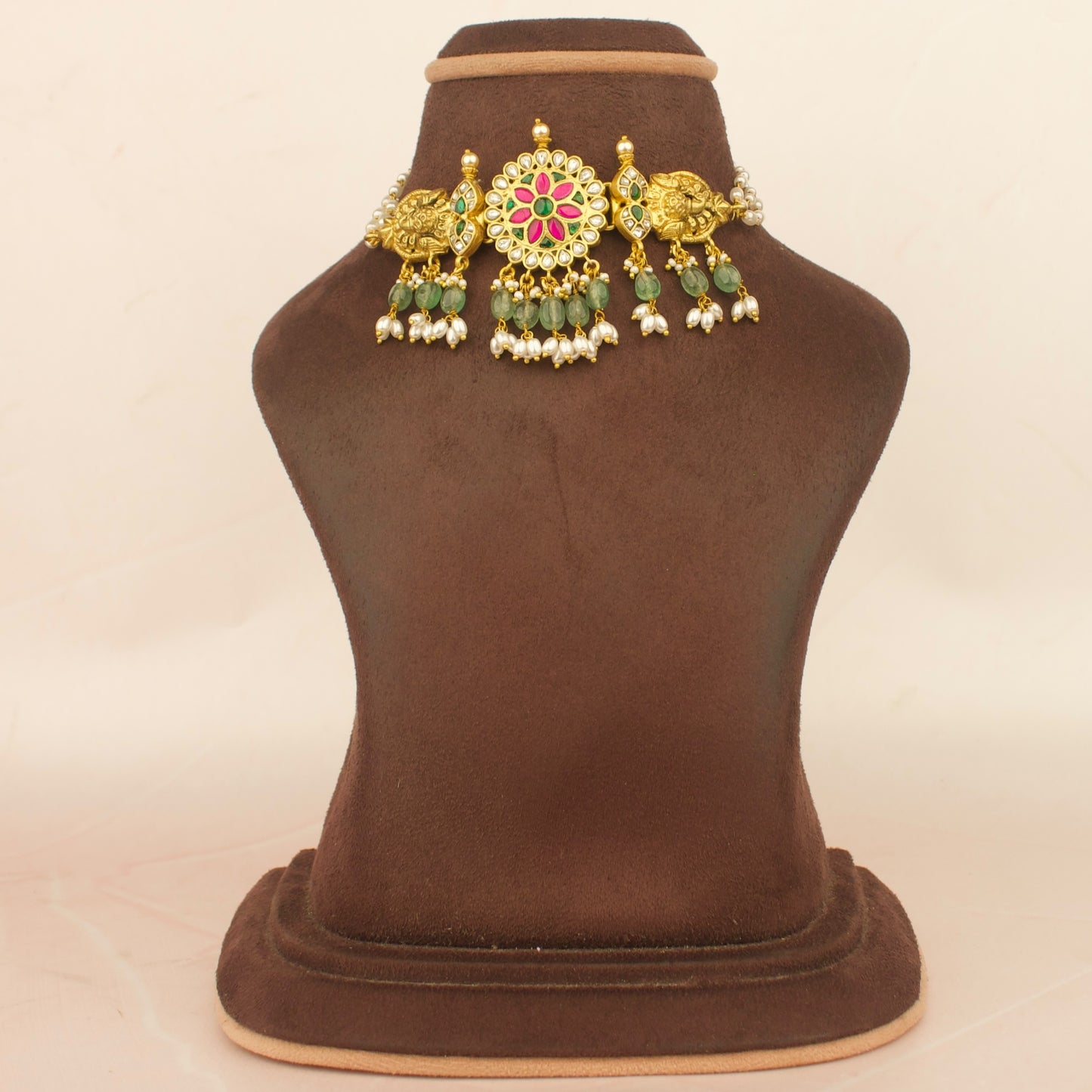 Floral Design Jadau Kundan Nakshi Choker