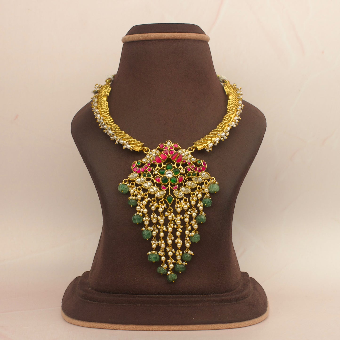 Traditional Jadau Kundan Kanti Necklace