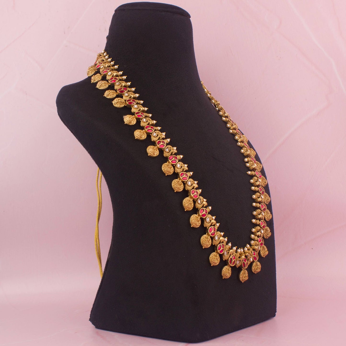 Jadau Kundan Nakshi Long Haram