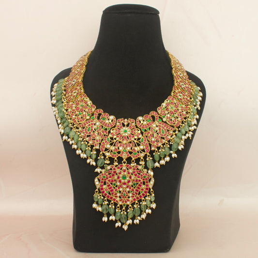 Bridal Edition : Jadau Kundan Kundan Long Necklace Haram