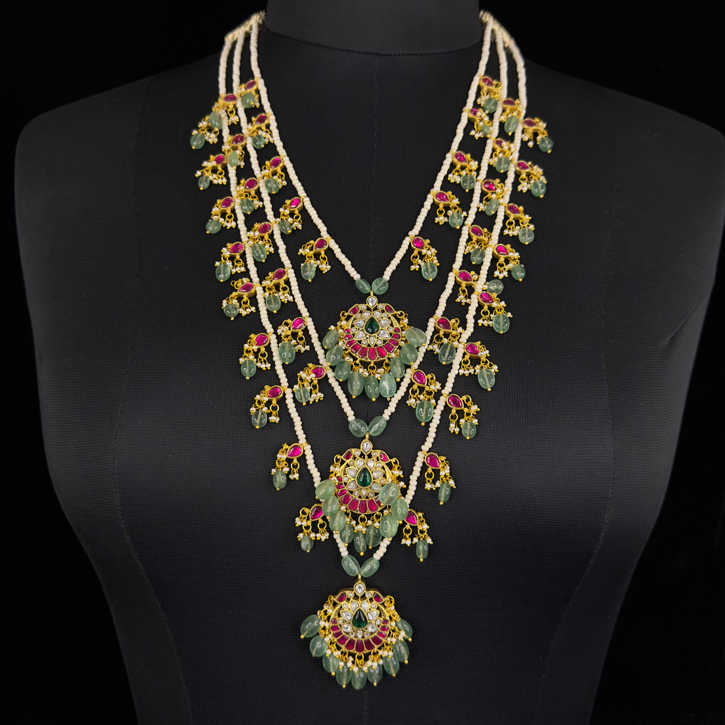 Jadau Layered Necklace (DJ440)