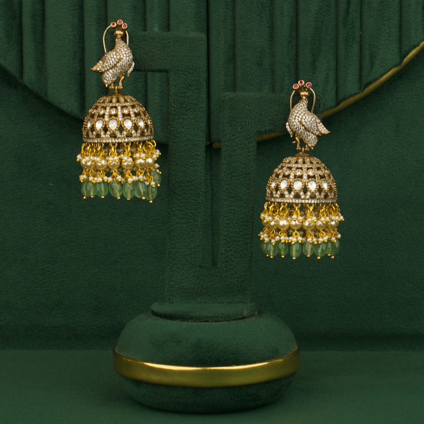 Bridal Edition : Victorian Necklace Set With Earrings