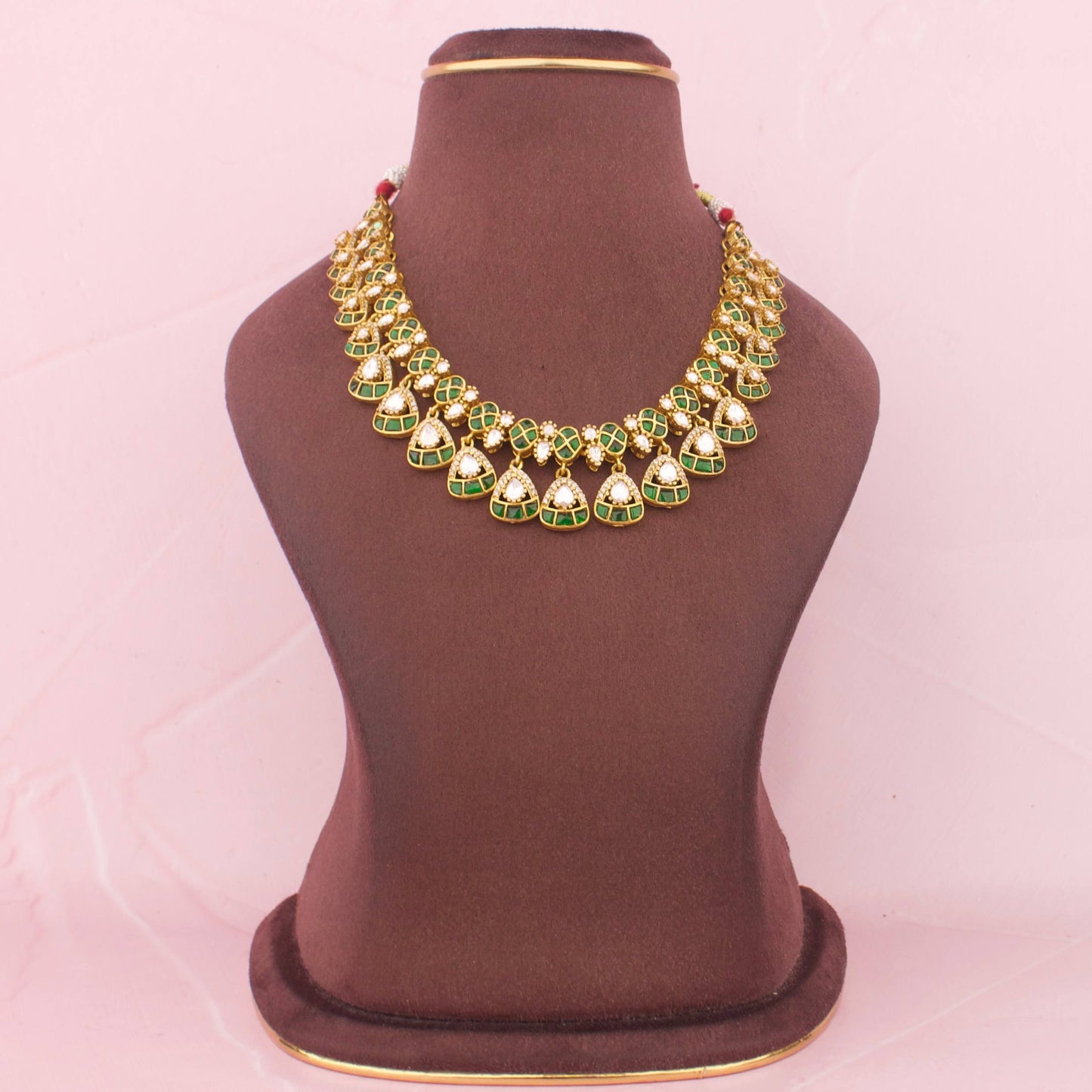 Designer Necklace Set With Matching Earrings