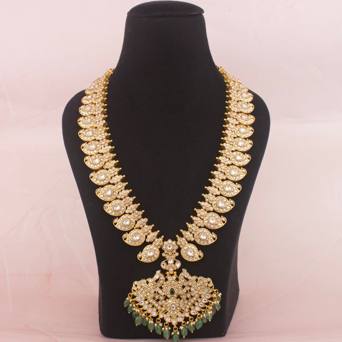 Bridal South-Indian Jadau Kundan Reversible 2 in 1 Mango Haram