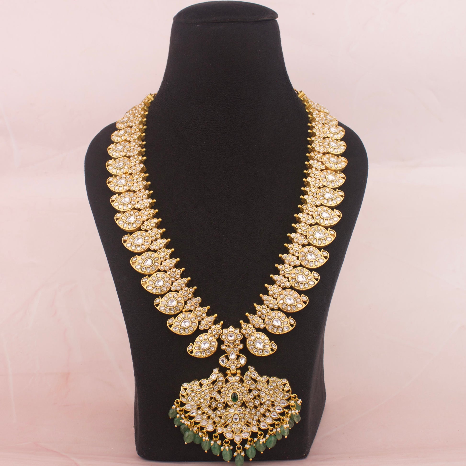 Bridal South-Indian Jadau Kundan Reversible 2 in 1 Mango Haram