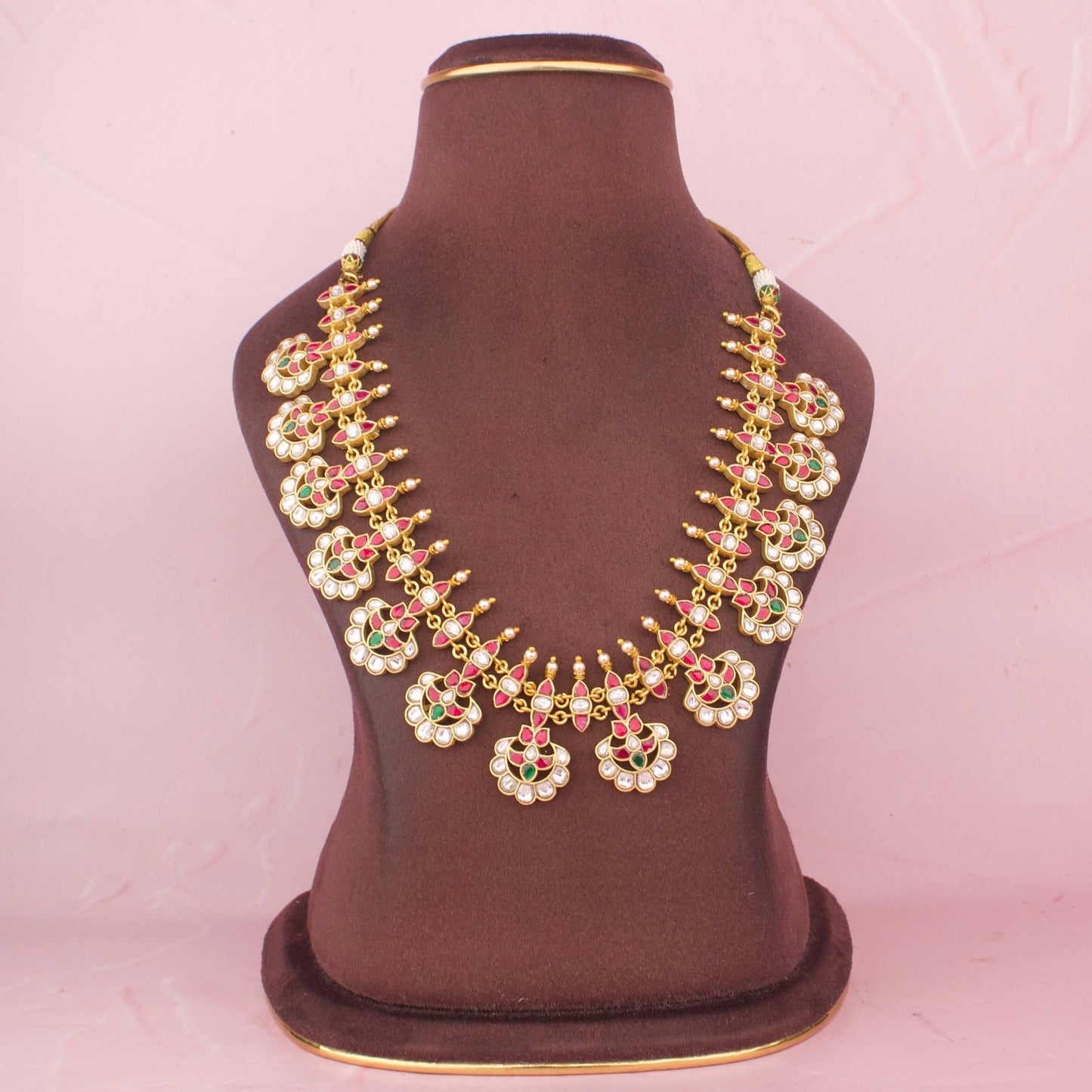 Unique Jadau Kundan Bottumala Necklace