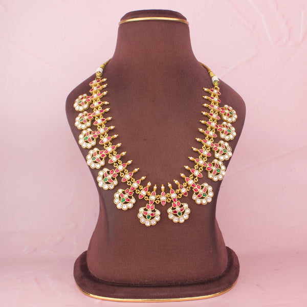 Unique Jadau Kundan Bottumala Necklace