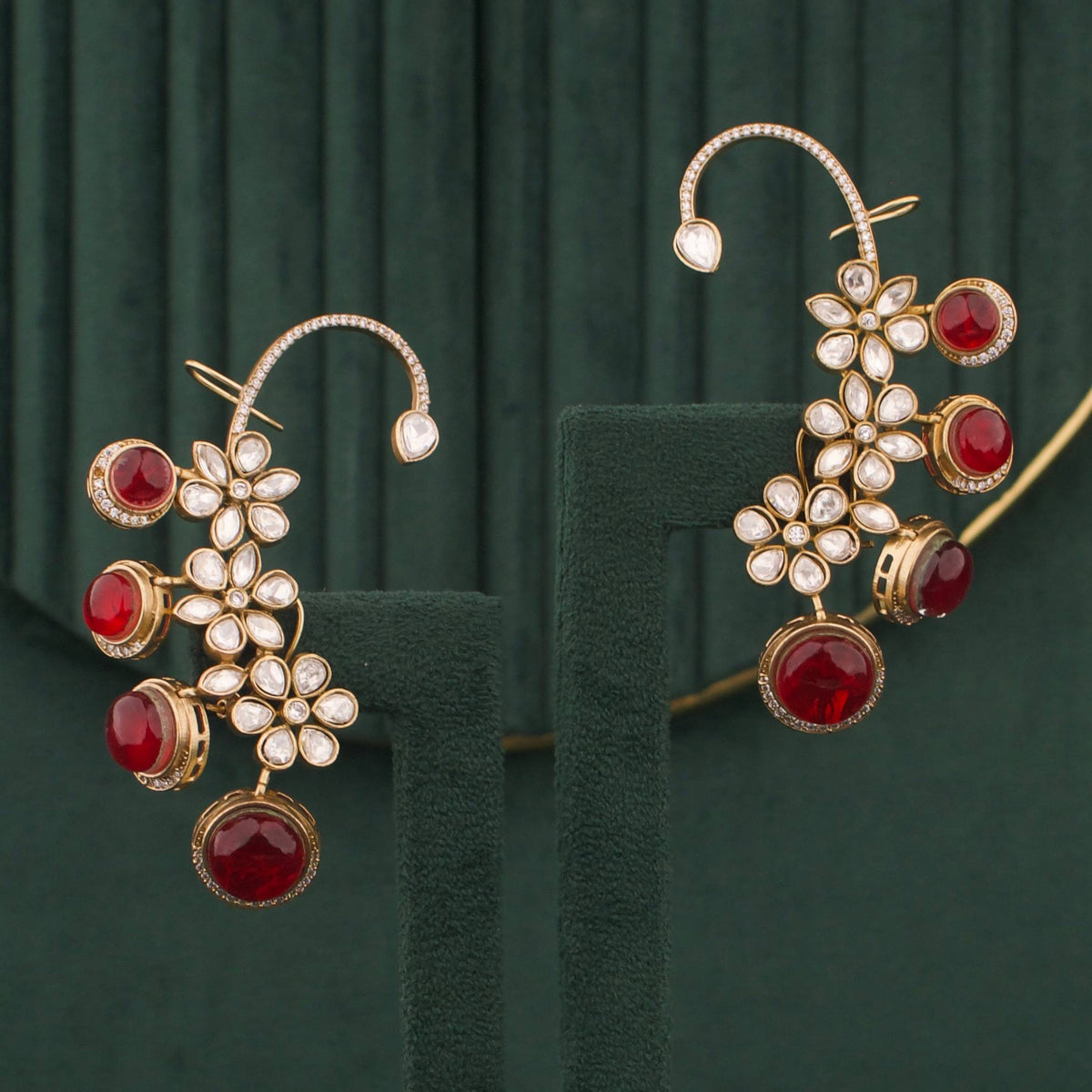 Polki Victorian Earcuff / Fullkaan Earrings