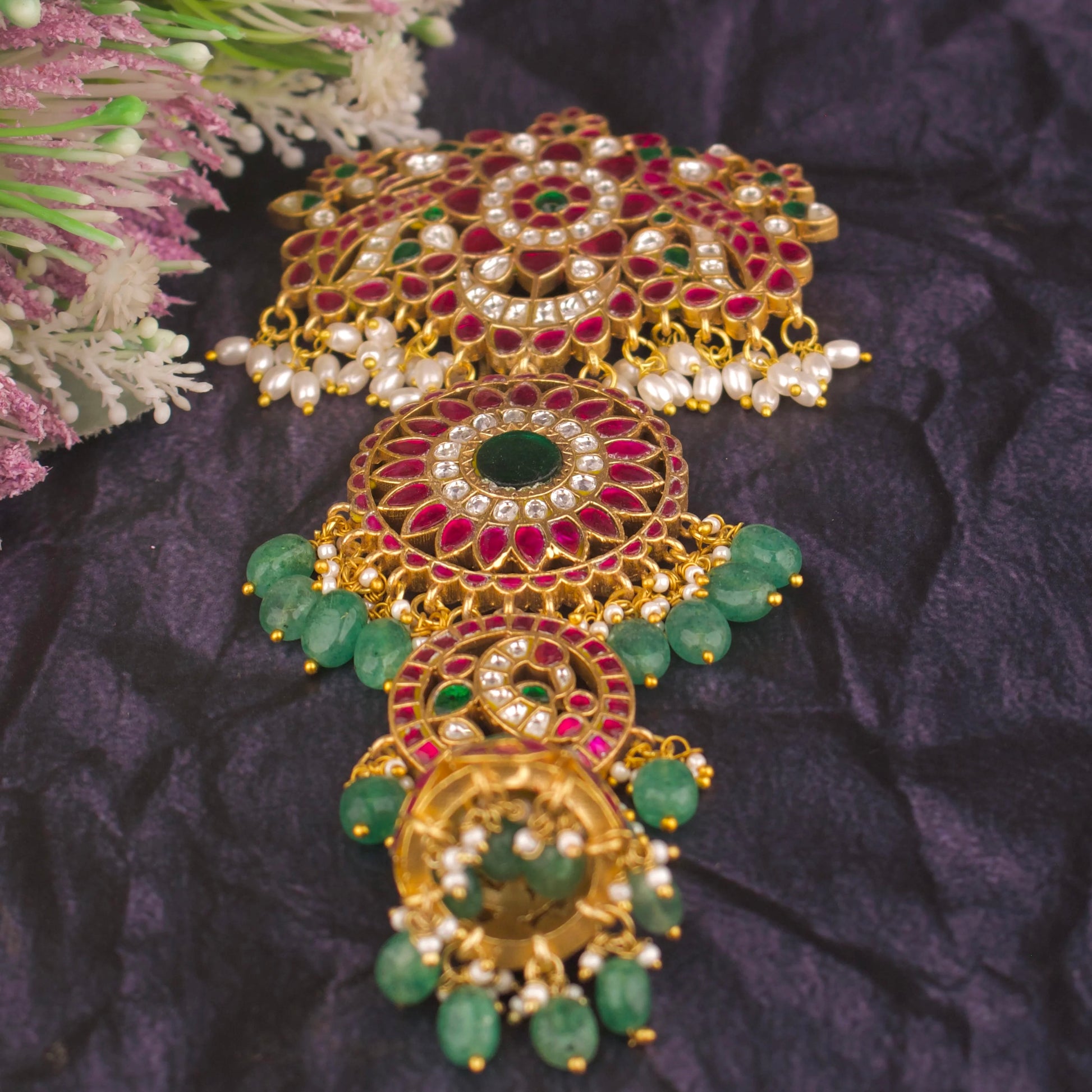 Bridal Jadau Kundan Mini Jada / Hair Pin - DULHAN JEWELS