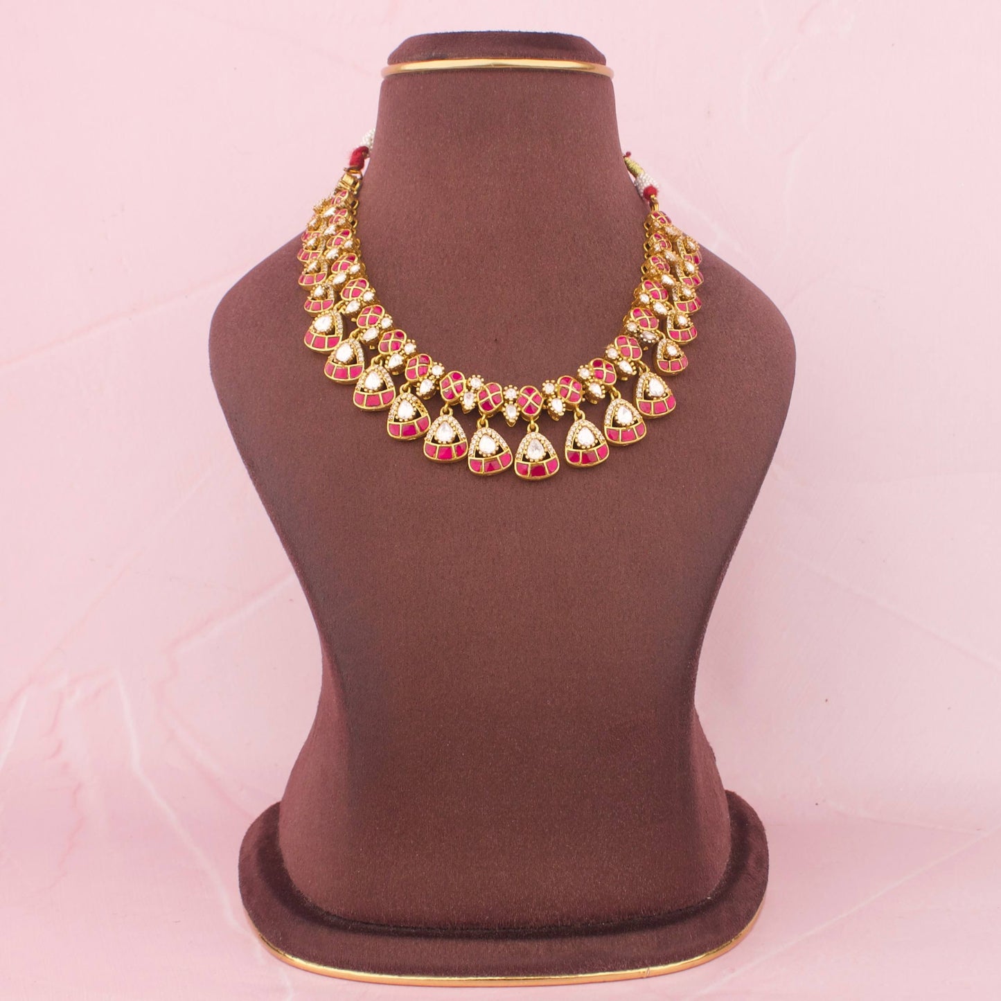 Designer Necklace Set With Matching Earrings