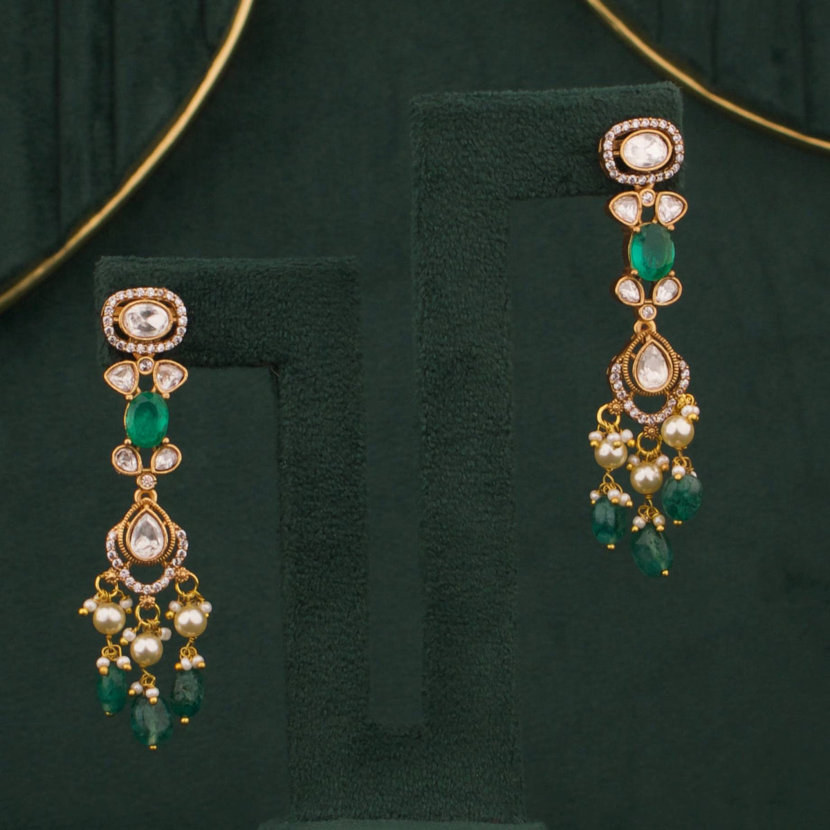 Radiant Bridal Victorian Choker With Earrings And Maang Tikka
