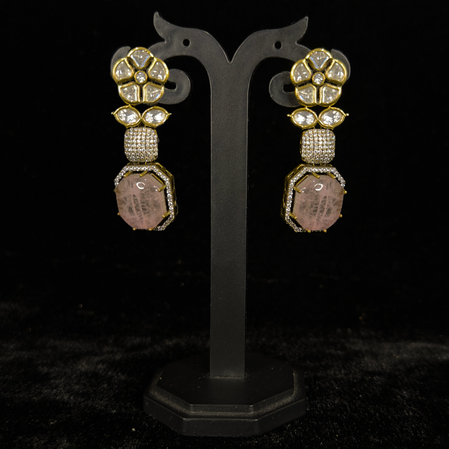 Voguish Victorian Zircon Earrings