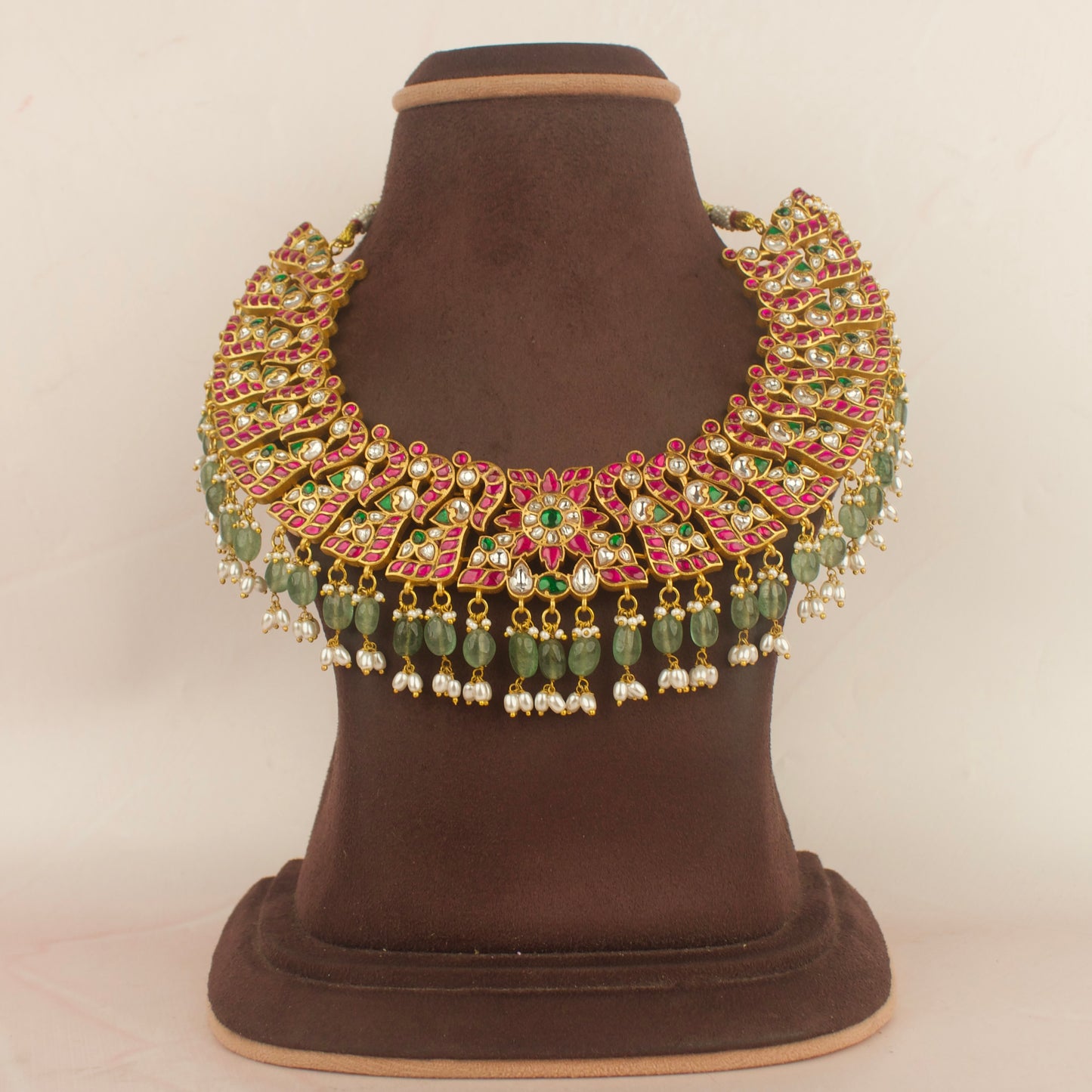 Bridal Jadau Kundan Peacock Design Necklace