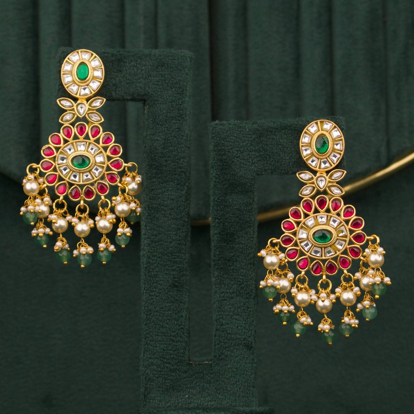 Bridal Jadau Kundan Choker Necklace Set With Maangtikka And Earrings