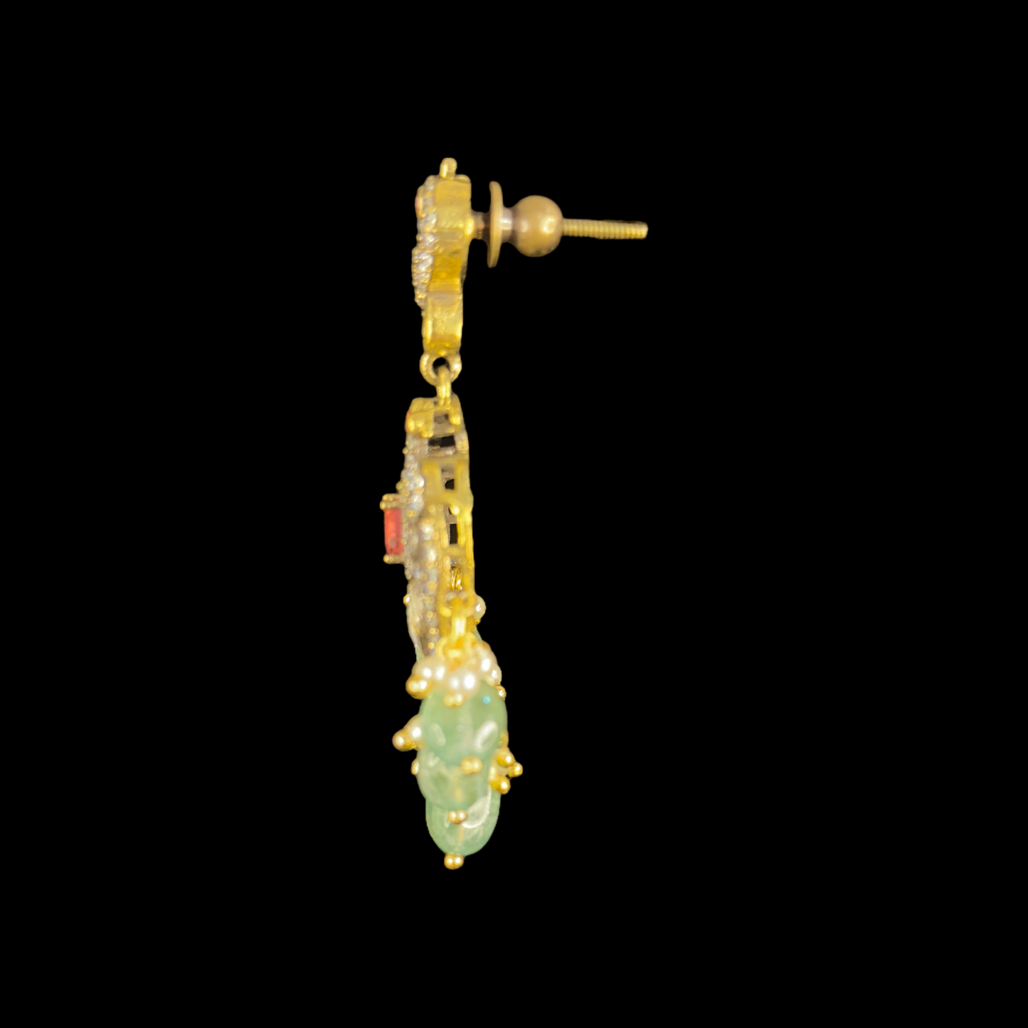 “Array of Peacocks” Victorian Zircon Necklace Set