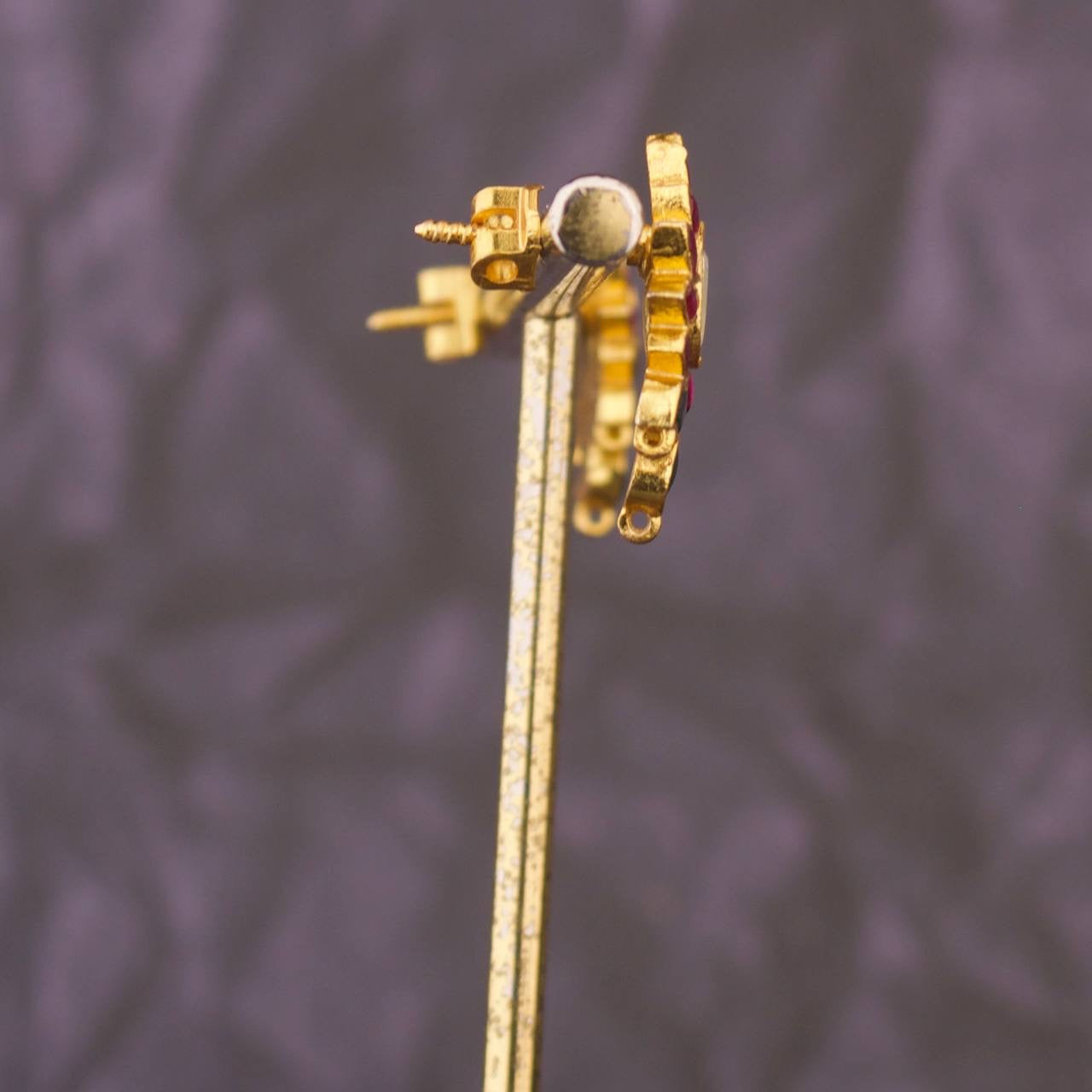 Mango Jadau Kundan Fusion Polki Studs