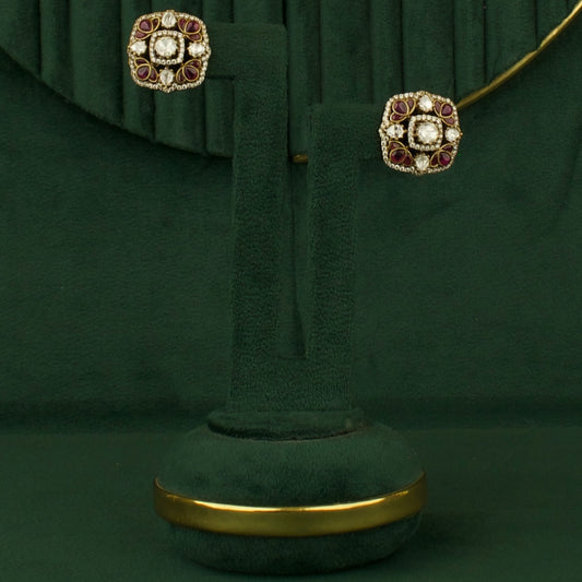 Opulent Design Fusion Kundan & Polki Victorian Tops
