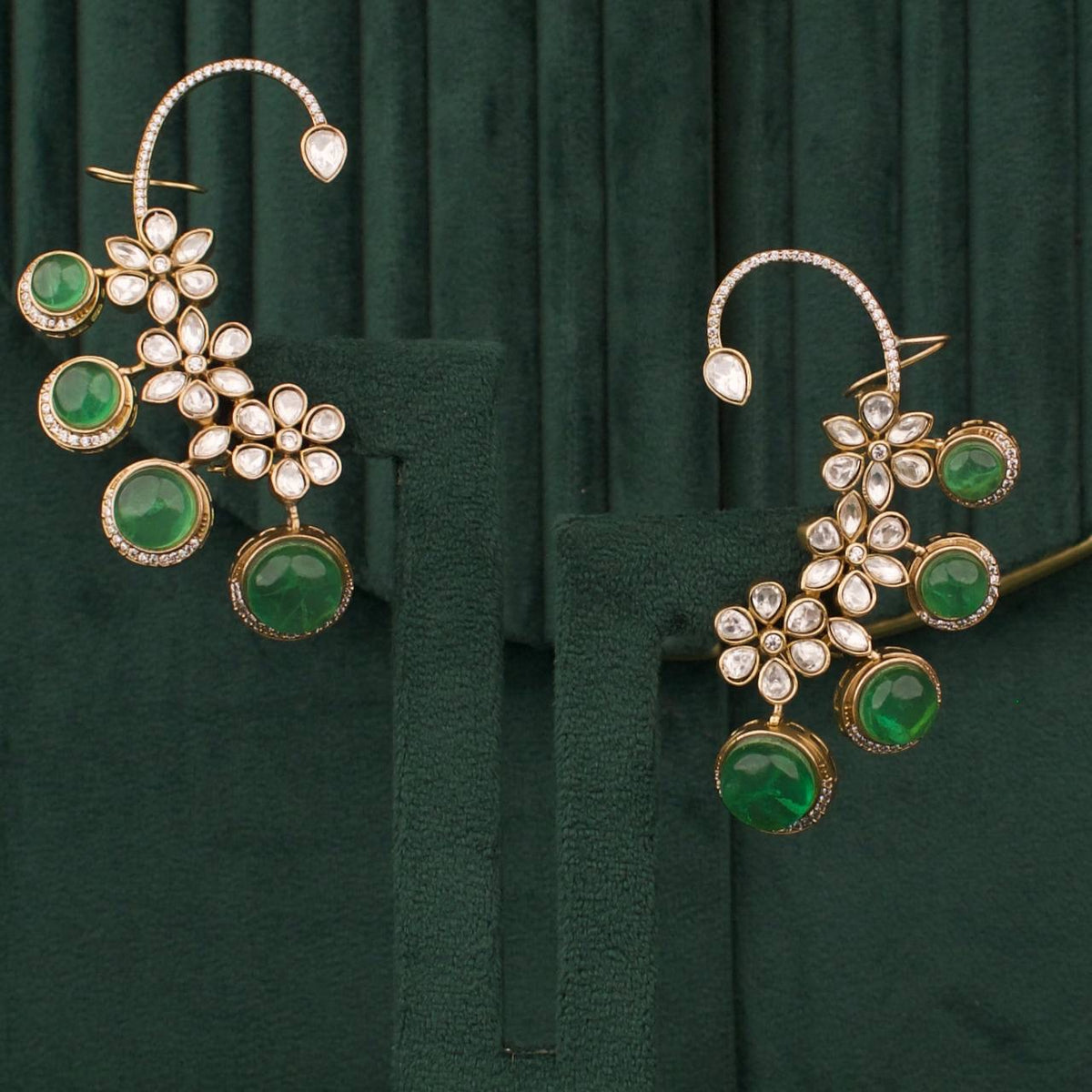 Polki Victorian Earcuff / Fullkaan Earrings