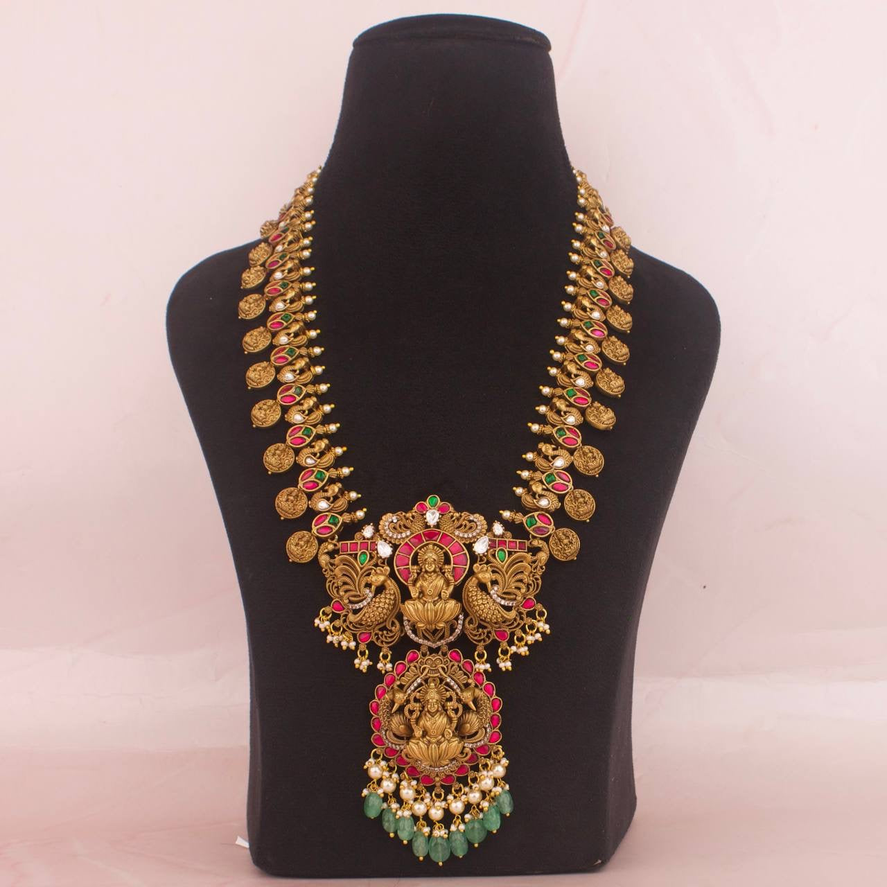 Trending Jadau Kundan x Nakshi Long Haram
