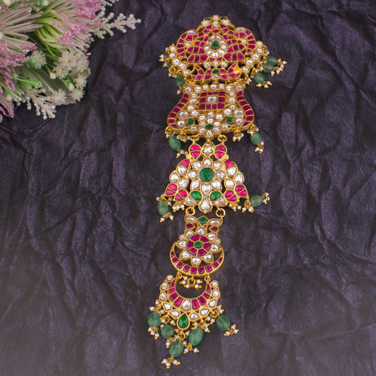 Exclusive Jadau Kundan Hair Pin / Jada Hair Accessories