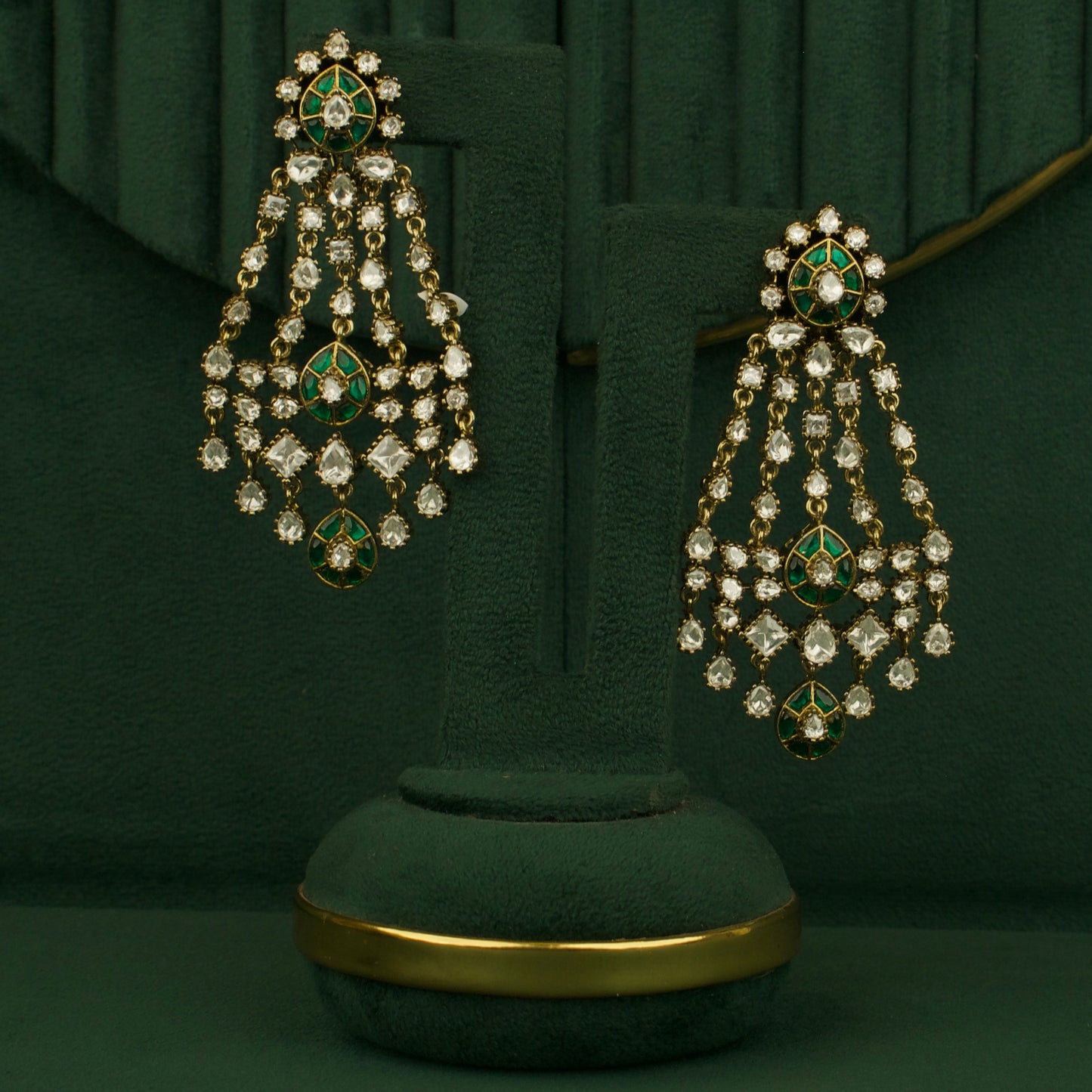 Droplet Victorian ChandBali Hanging Earrings