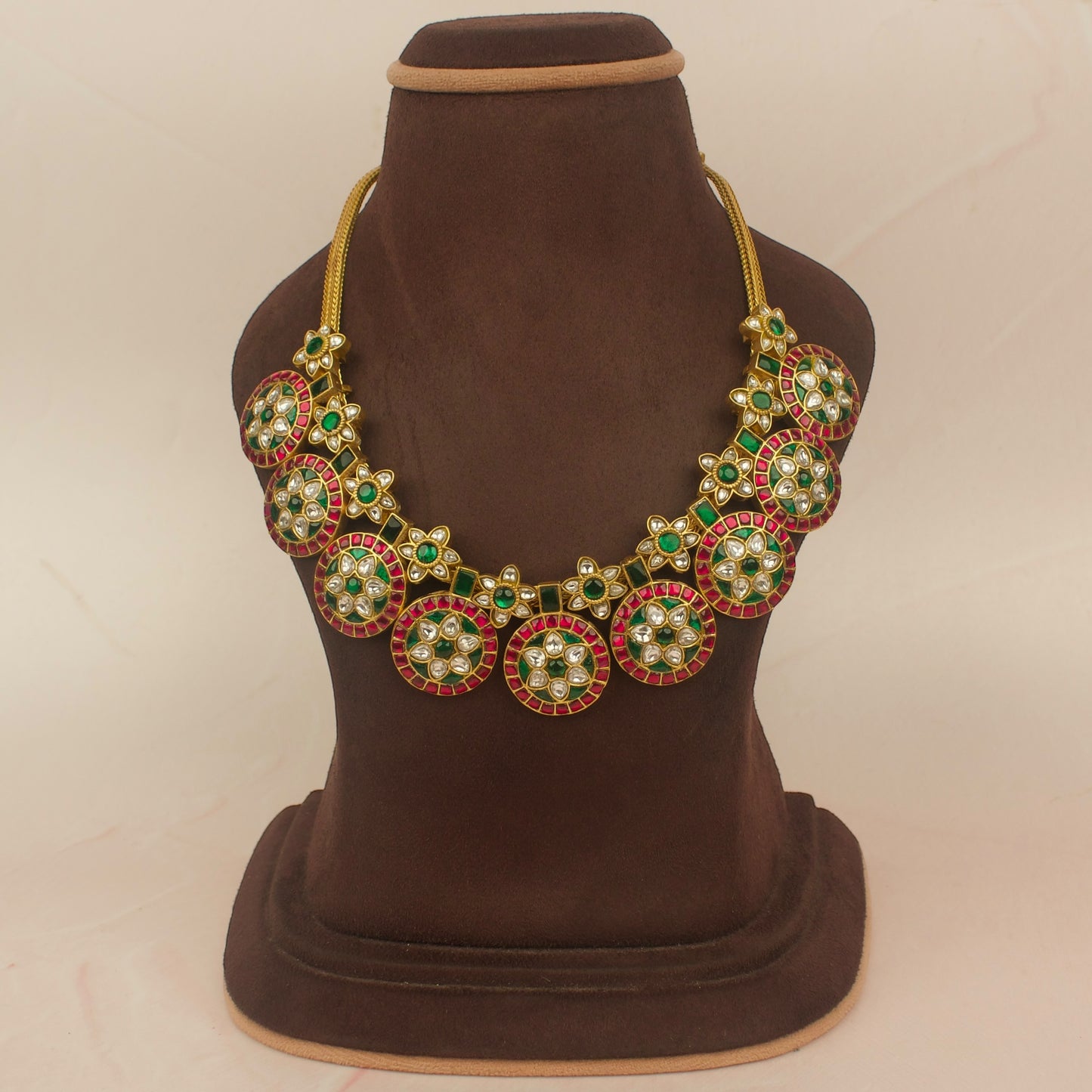 Traditional Kundan Bottumala Necklace