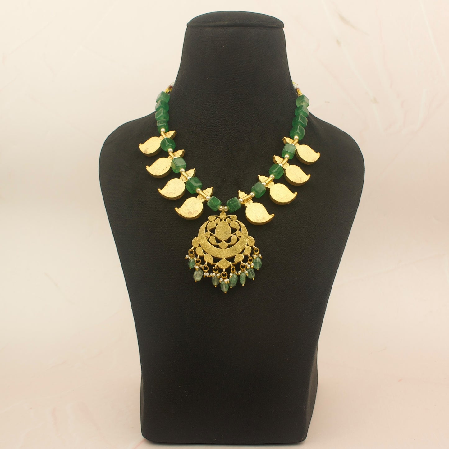 Jadau Kundan Beads Necklace