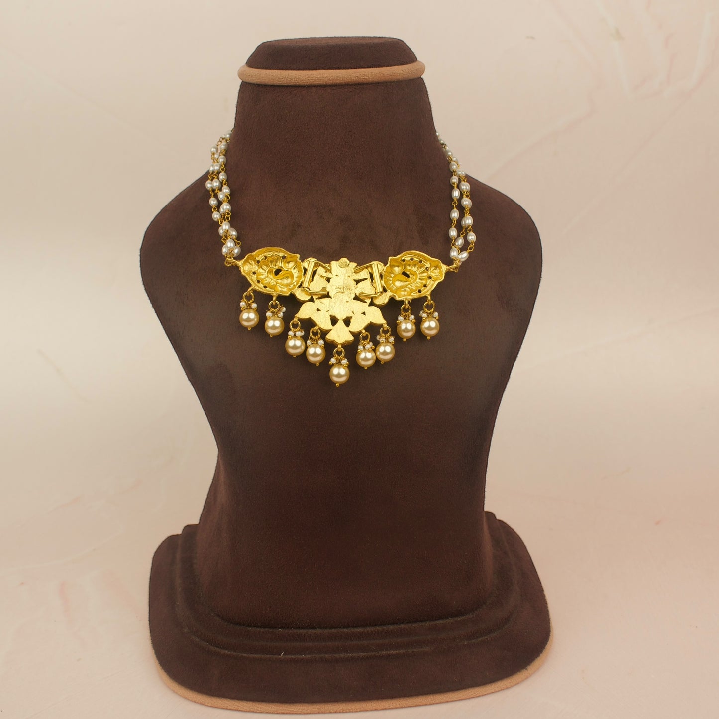 Nakshi Kundan Pearl Choker