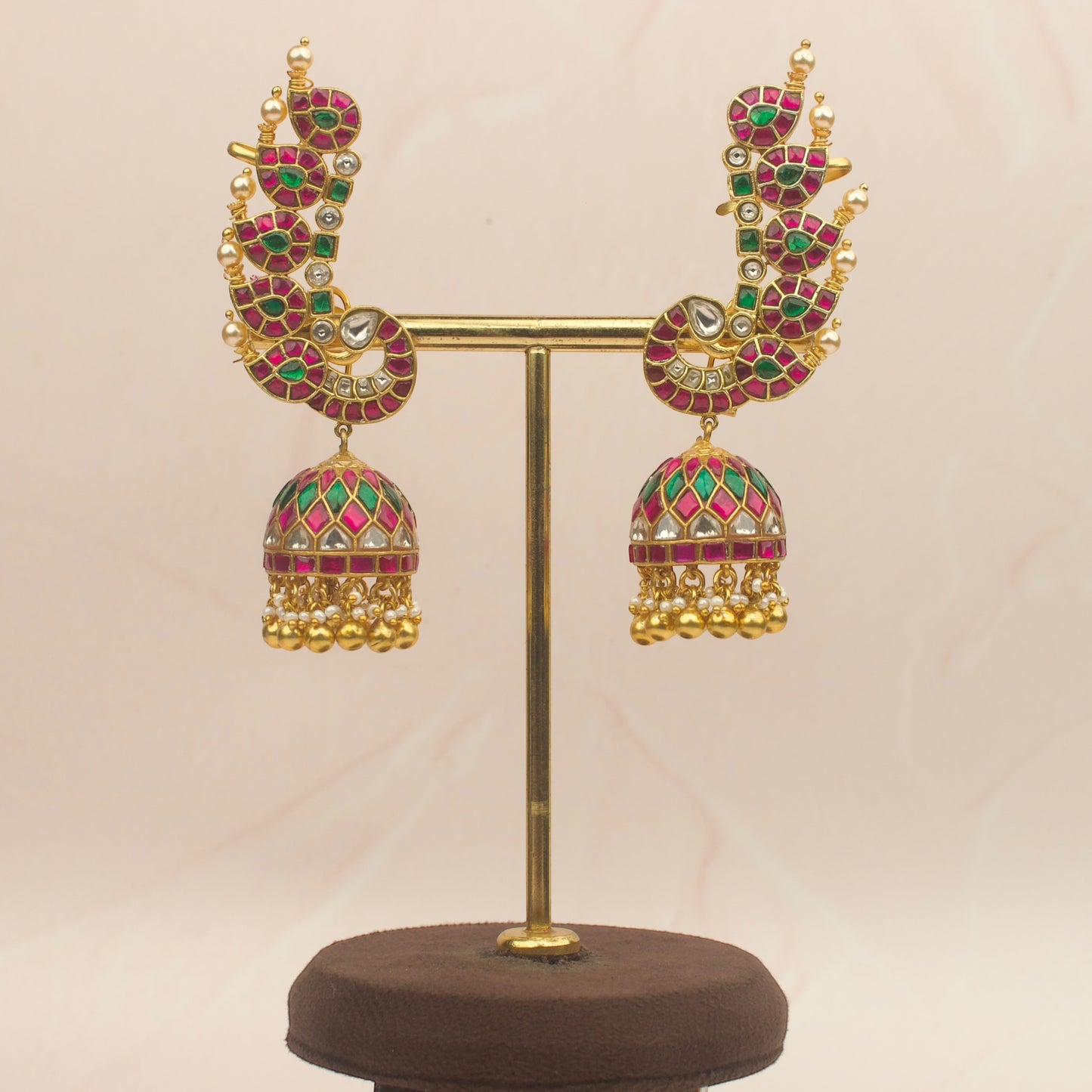 Bridal Jadau Kundan Jhumka