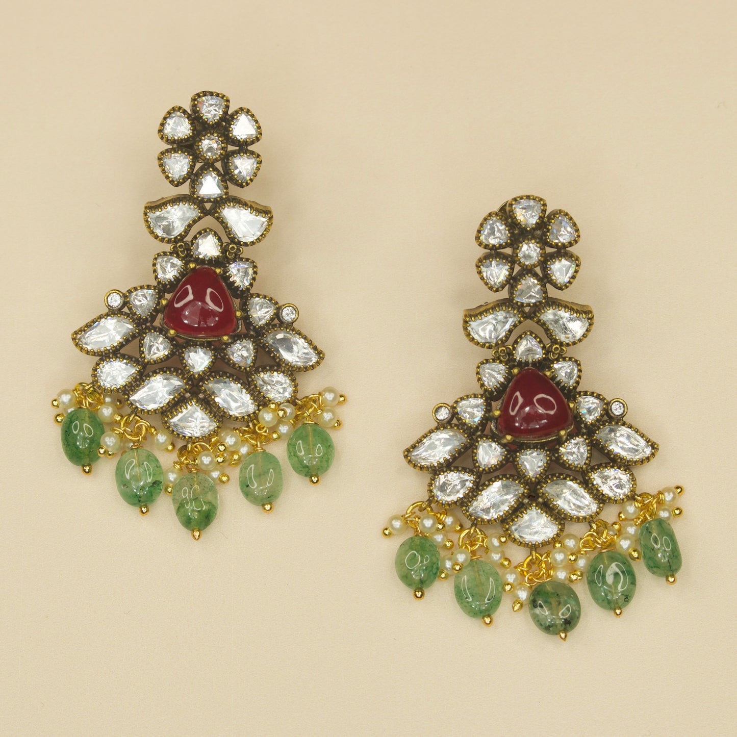 Floral Victorian Earrings in 9 colours