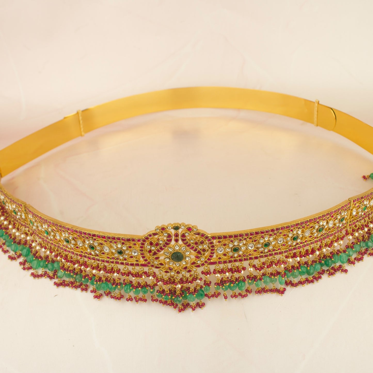 Royal Bridal Jadau Kundan Hipbelt / Vaddanam
