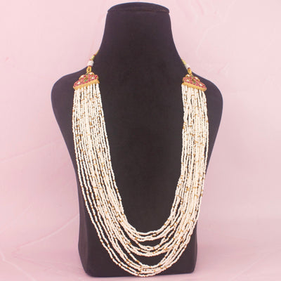 Multi Layer Jadau Kundan Beads Haram