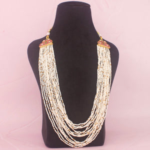 Multi Layer Jadau Kundan Beads Haram