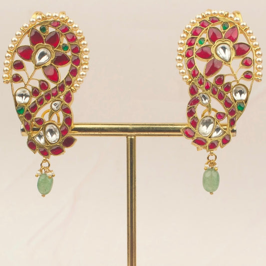 Jadau Kundan Earcuff / Fullkaan earrings