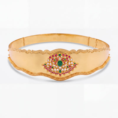 1Gram Gold  Style Jadau Kundan HipBelt