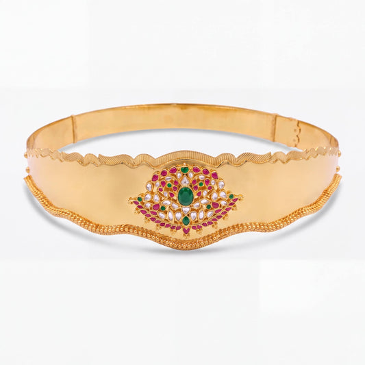 1Gram Gold  Style Jadau Kundan HipBelt