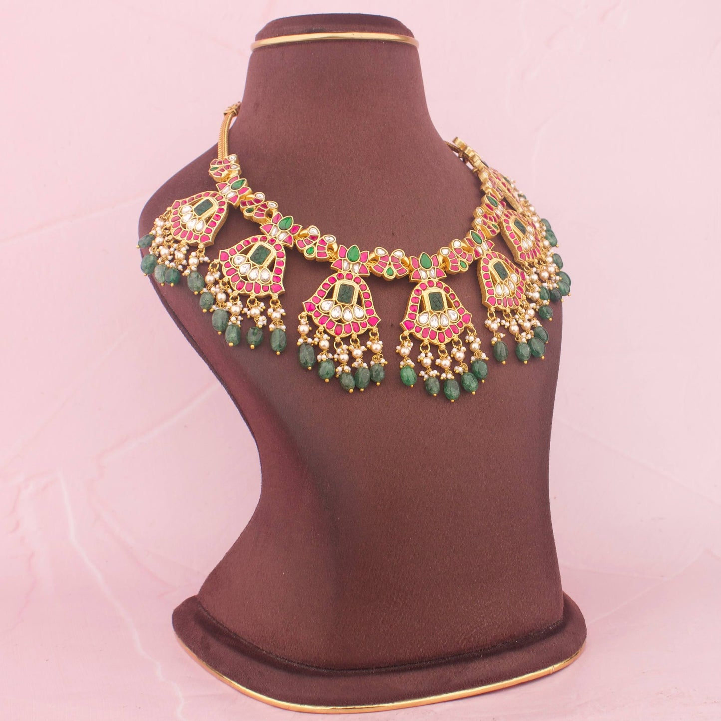 Designer Jadau Kundan Nantad Chain Necklace